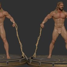 Thor Love And Thunder Naked - STL 3D print files