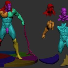 Thor Love And Thunder Naked - STL 3D print files