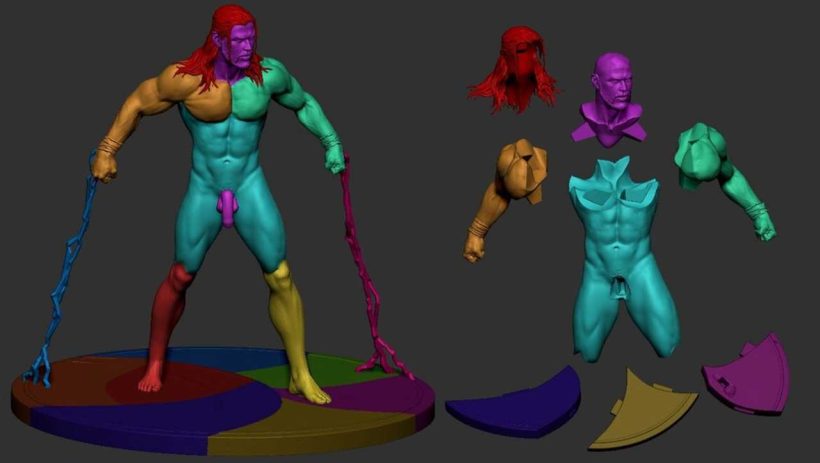 Thor Love And Thunder Naked - STL 3D print files