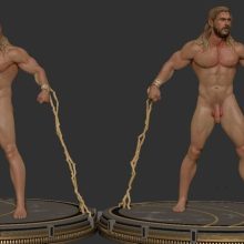 Thor Love And Thunder Naked - STL 3D print files