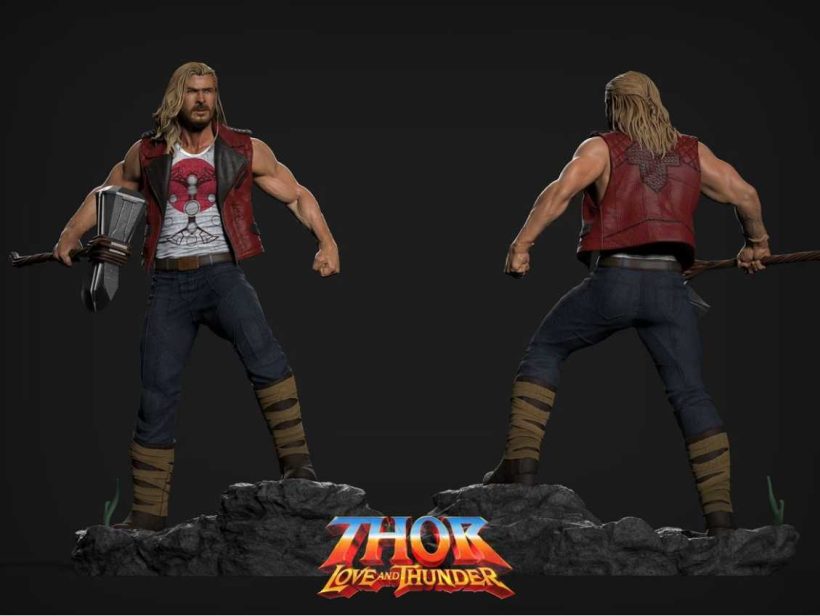 Thor Love And Thunder Naked - STL 3D print files