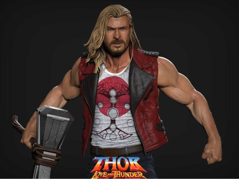Thor Love And Thunder Naked - STL 3D print files