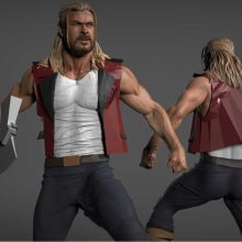 Thor Love And Thunder Naked - STL 3D print files