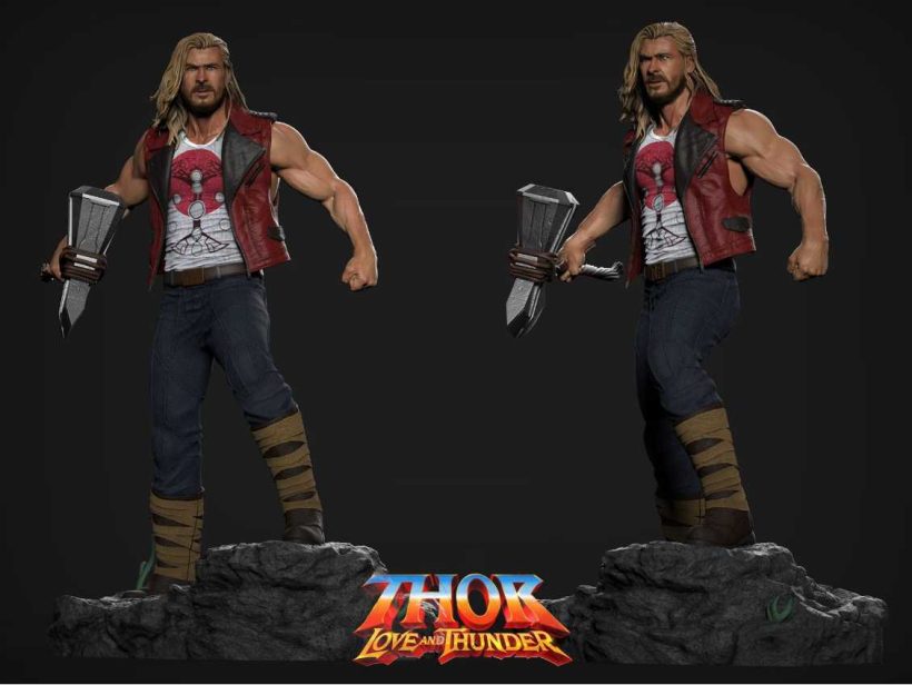 Thor Love And Thunder Naked - STL 3D print files