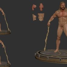 Thor Love And Thunder Naked - STL 3D print files