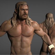 Thor Love And Thunder Naked - STL 3D print files