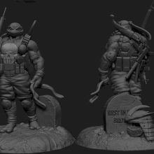 Turtle Punisher - STL 3D print files