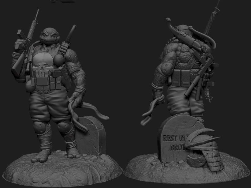 Turtle Punisher - STL 3D print files