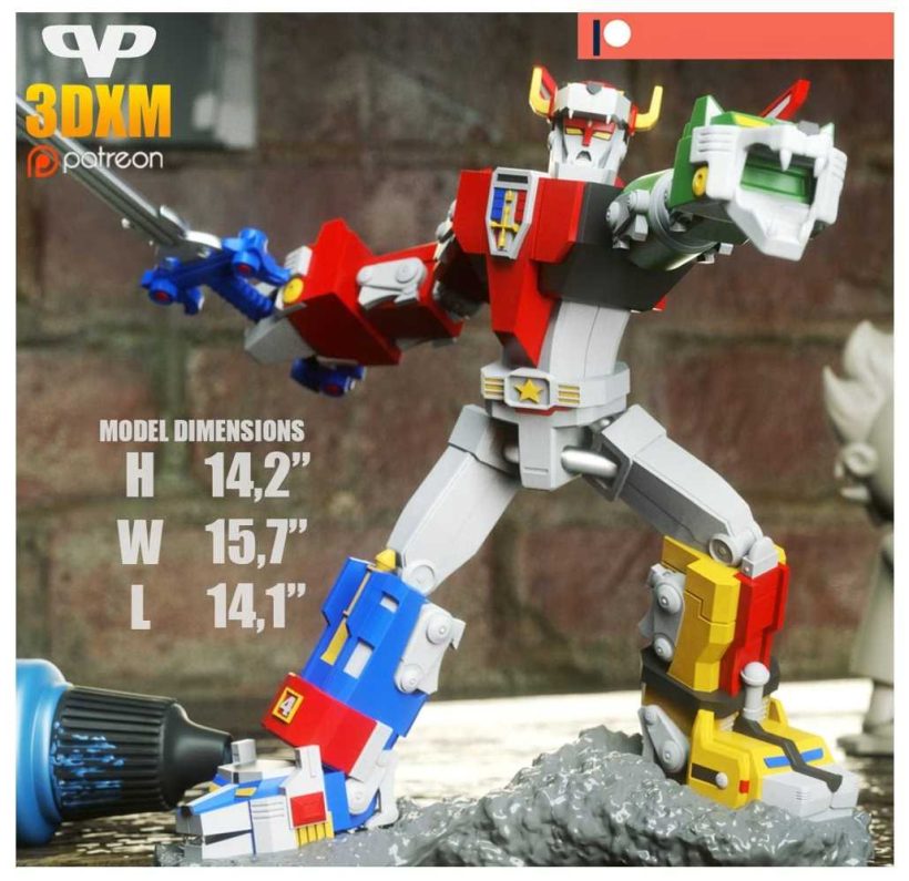 Voltron - STL 3D print files