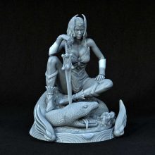 Warrior Woman - STL 3D print files