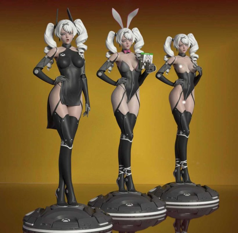 XBox Girl - Extra-NSFW - STL 3D print files