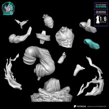 Yuji x Todo vs Mahito - STL - STL 3D print files