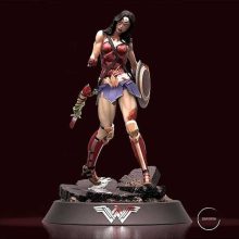 Zombie Wonder Woman - STL 3D print files