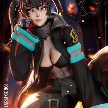 5222 Tamaki Kotatsu - Fire Force - STL 3D Print Files