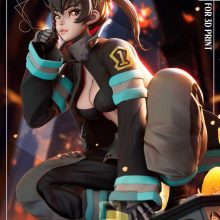 5222 Tamaki Kotatsu - Fire Force - STL 3D Print Files
