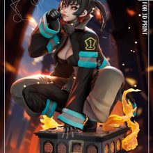 5222 Tamaki Kotatsu - Fire Force - STL 3D Print Files