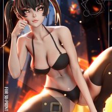 5222 Tamaki Kotatsu - Fire Force - STL 3D Print Files