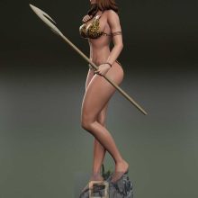 5202 CAVEWOMAN NSFW - STL 3D Print Files