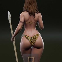 5202 CAVEWOMAN NSFW - STL 3D Print Files
