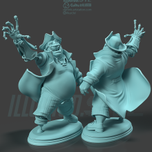 John Silver Treasure Planet 3D Printable STL File - 3D print model-2