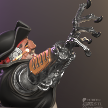 John Silver Treasure Planet 3D Printable STL File - 3D print model-4
