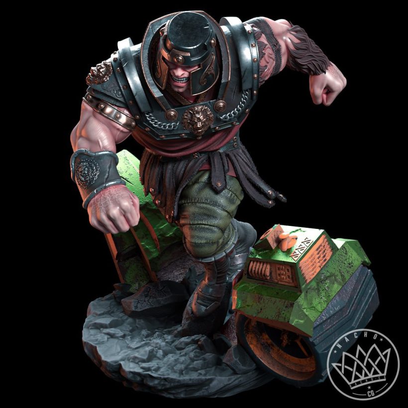 Ram Man - Masters of the Universe STL Figure - 3D print model-3