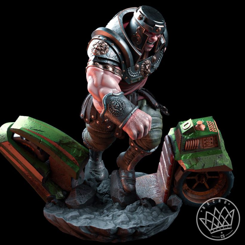 Ram Man - Masters of the Universe STL Figure - 3D print model-4