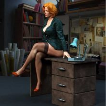 Dana Scully X-Files - STL 3D print files