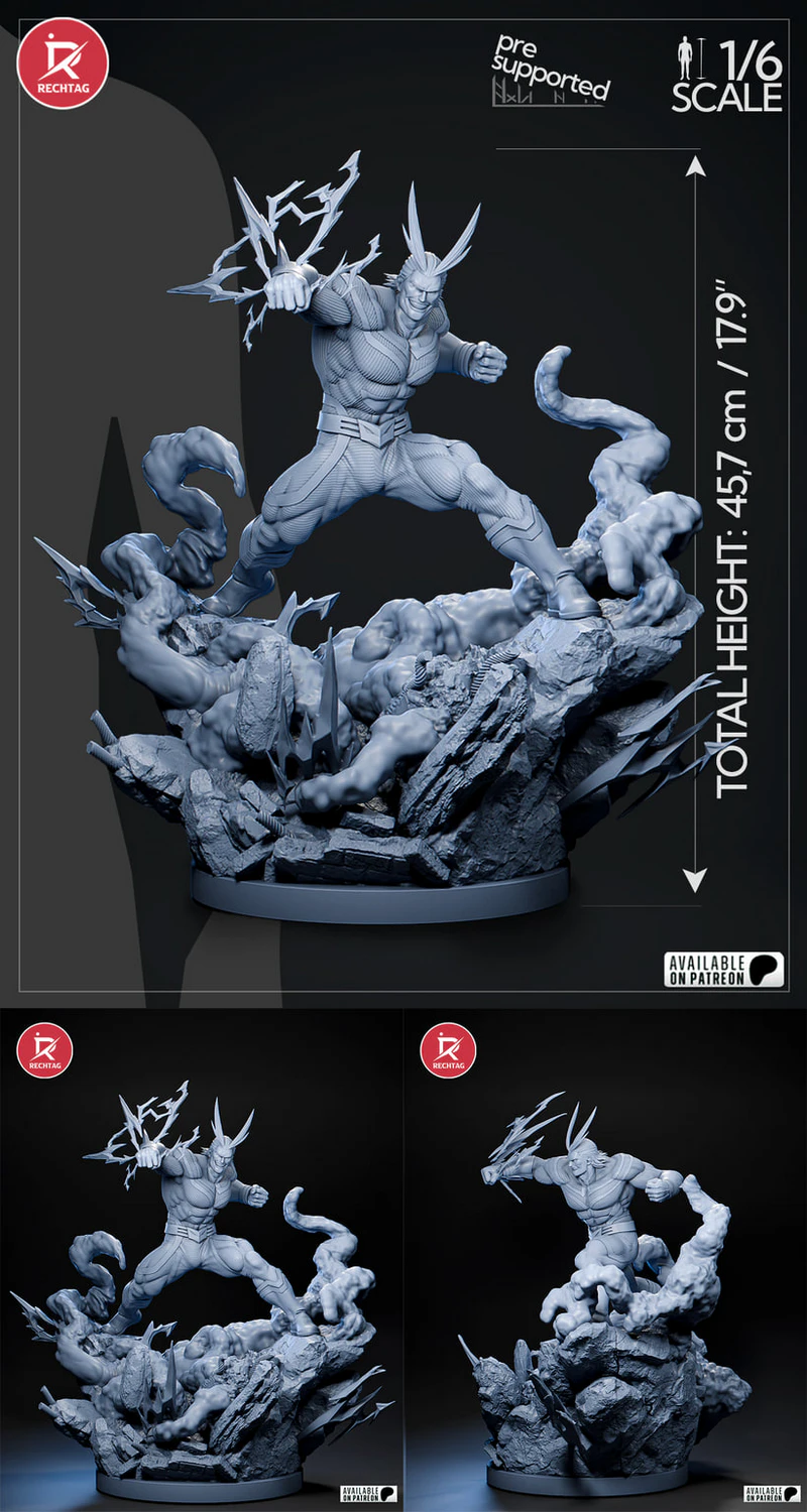 All Might - 3D print model