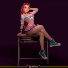 Aloy Gal - STL 3D print files