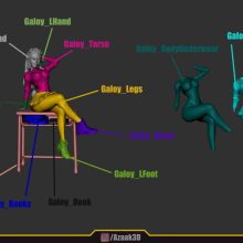 Aloy Gal - STL 3D print files