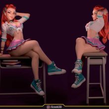 Aloy Gal - STL 3D print files