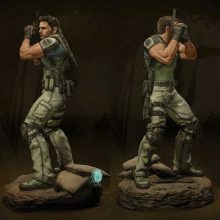 Chris Redfield - STL 3D print files