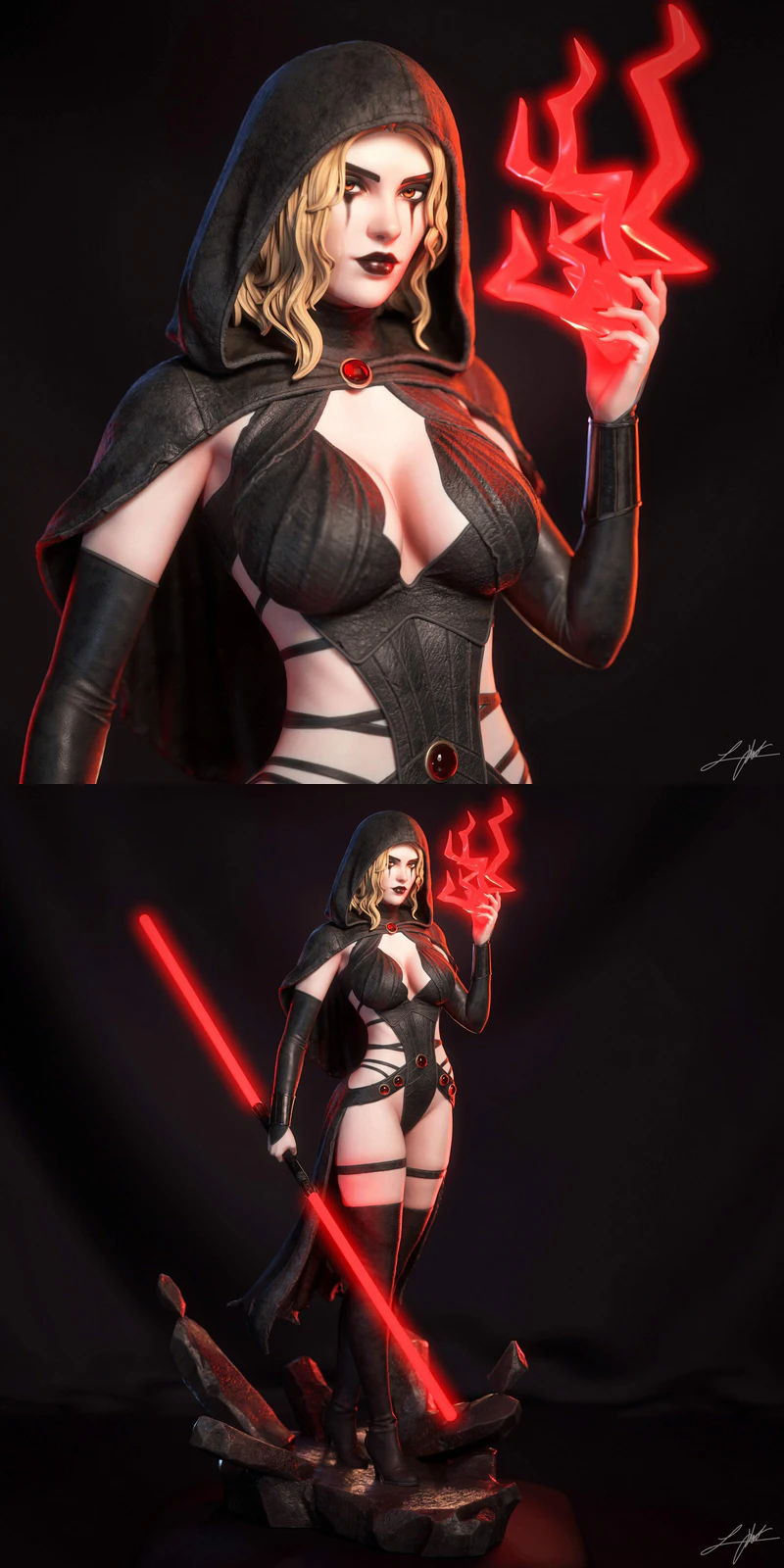 Darth Zannah - 3D print model