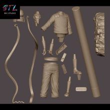 Hiruzen Sarutobi STL - Naruto - 3D Printing Figure