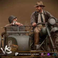 Indiana Jones Diorama - STL 3D print files