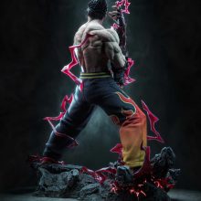 Jin Kazama STL + Bust - Tekken