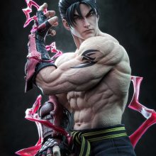 Jin Kazama STL + Bust - Tekken