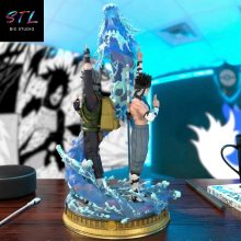 Kakashi vs Zabuza STL - Naruto - Diorama for 3D Printing