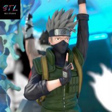 Kakashi vs Zabuza STL - Naruto - Diorama for 3D Printing