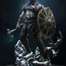Kratos STL 11 + Bust - God of War