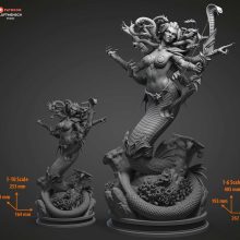 Lady Vashj STL + NSFW - Warcraft