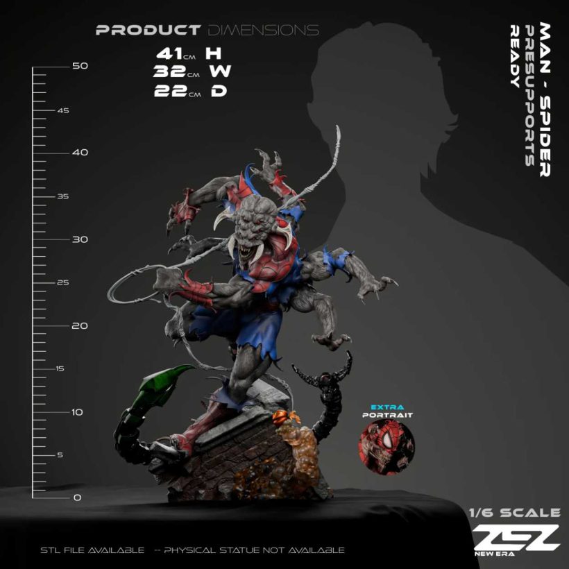 Man Spider - STL 3D print files