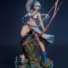 Mina Majikina Samurai Shodown - STL 3D print files