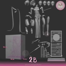 Nier-2B - STL 3D print files