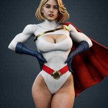 PowerGirl - STL 3D print files