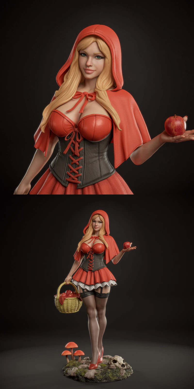 Red Riding hood - 3D print model