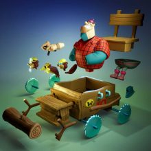 Rufus Sawtooth - STL 3D print files