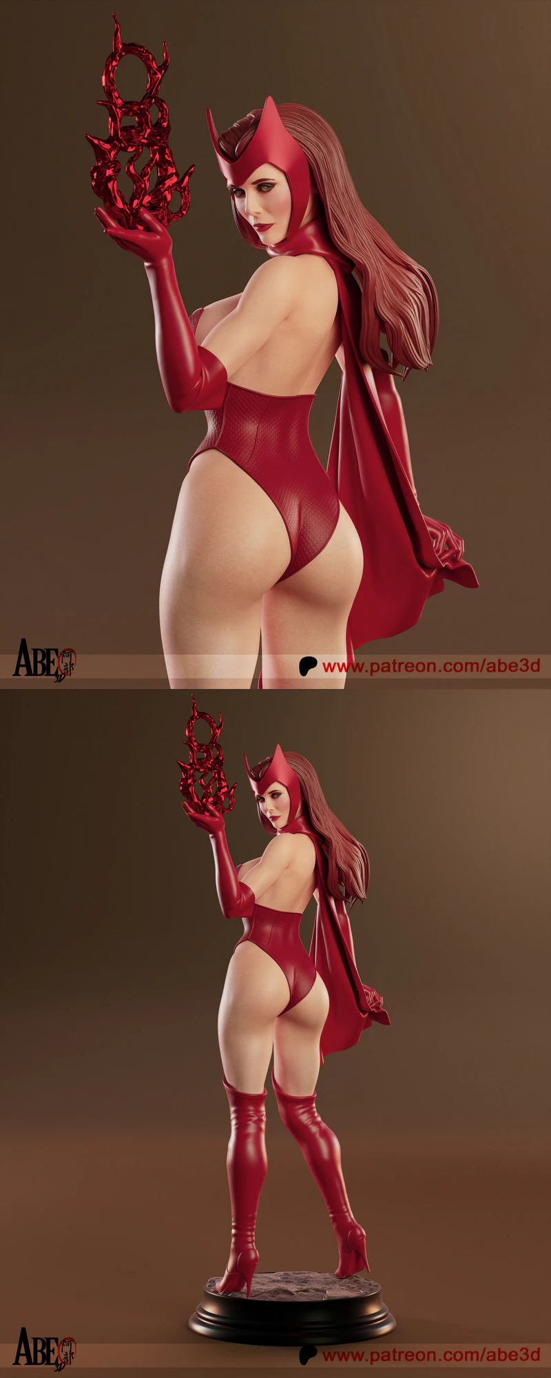 Scarlet Witch - 3D print model