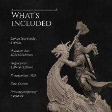 Thyra The Conqueror - STL 3D print files